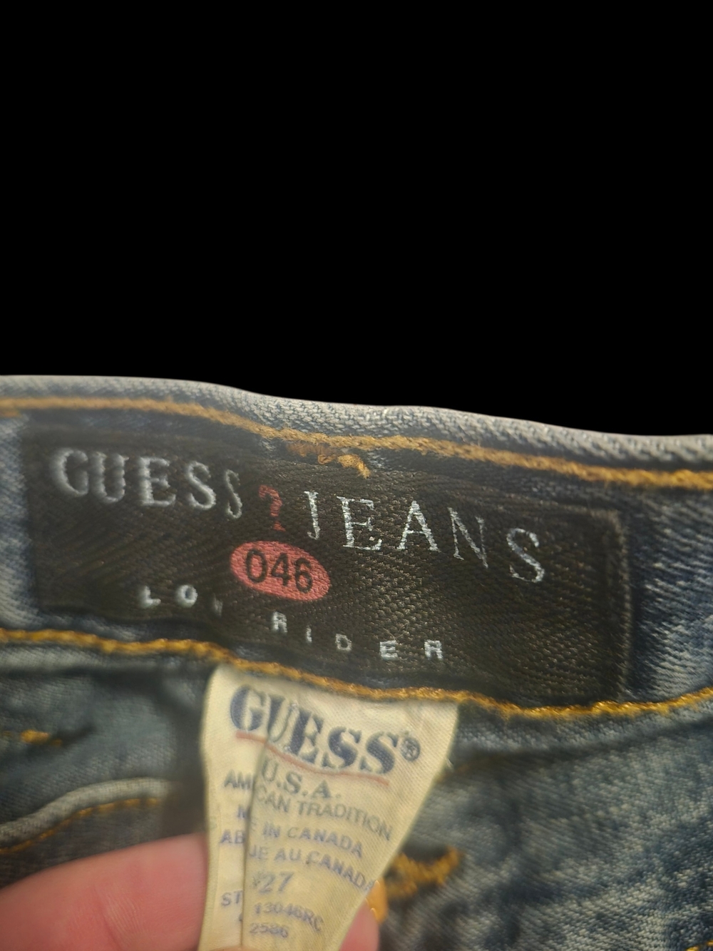 RARE Vintage 1980s GUESS by Marciano Festival BEADED Jeans - Picture 6 of 6
